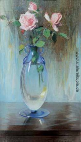 Vase mit Rosen