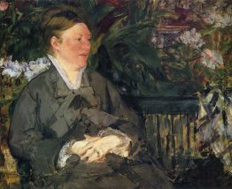 Madame Manet im Wintergarten