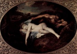 Nymphe und Satyr oder Jupiter und Antiope