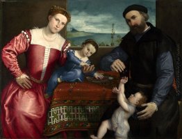 Porträt von Giovanni della Volta mit seiner Frau und Kinder