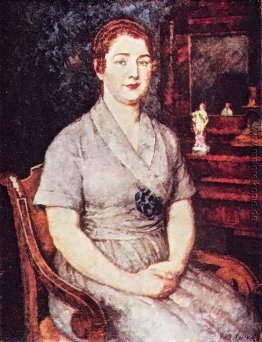 Portrait der Frau des Künstlers Maria Iwanowna Mashkova