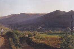 Berglandschaft mit Weinberg