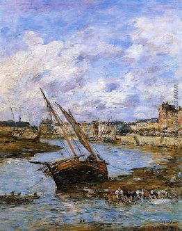 Trouville, Innenhafen, Ebbe