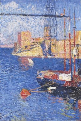 Der Hafen von Marseille Umladung