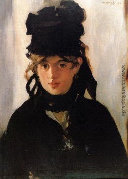 Berthe Morisot mit einem Blumenstrauß der Veilchen