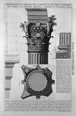 Die römische Altertümer, t. 4, Tafel XLV. Vista der großen Haupt