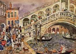 Rialto-Brücke (auch bekannt als The Rialto Brücke, Venedig bekan