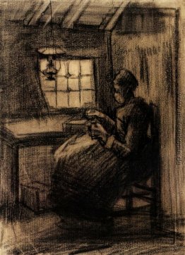 Woman Sewing