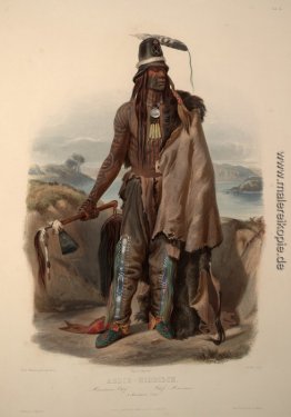 Abdih- Hiddisch. Ein Minatarre Chief, Platte 24 aus Band 1 der "