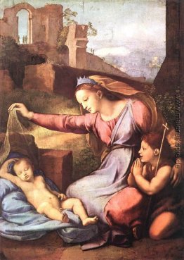 Die Madonna des blauen Diadem oder Madonna des Veil