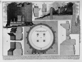 Die römische Altertümer, t. 3, Tafel XIII. Plan der Tomb of Plau