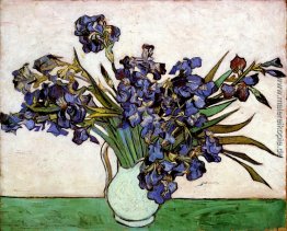 Vase mit Iris