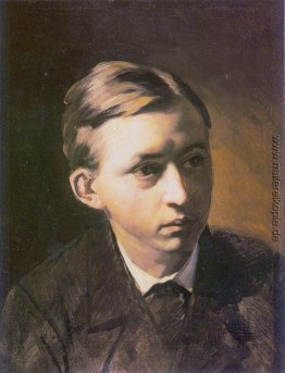 Porträt des Malers Nikolai Kasatkin