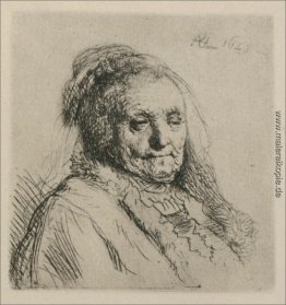 Fehlschlag einer alten Frau, Rembrandt`s Mutter