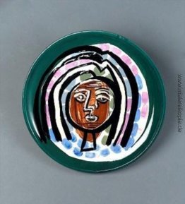 Porträt einer Frau (Keramik)