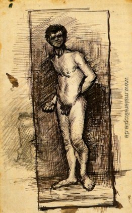 Standing Male Nude gesehen von der Front