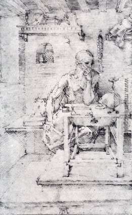 St Jerome in seiner Studie (Ohne Cardinal`s Robes)