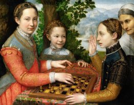 Lucia, Minerva und Europa Anguissolas Schach Spielen