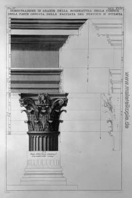 Die römische Altertümer, t. 4, Tafel XLIV. Vista von modinatura