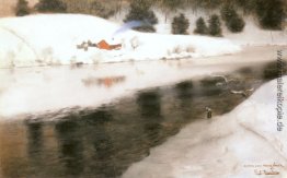 Winter am Fluss Simoa