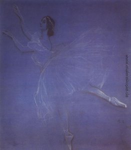 Anna Pavlova in der Ballett Sylphyde