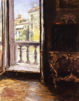 Eine venezianische Balkon