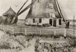 Unteren Teil der Windmühle De Laakmolen