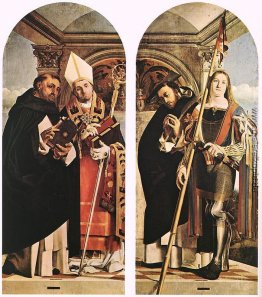 Sts Thomas von Aquin und Flavian, St. Peter Martyr und Vitus