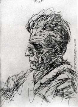 Samuel Beckett im Profil