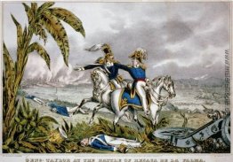 Genl. Taylor in der Schlacht von Resaca de la Palma