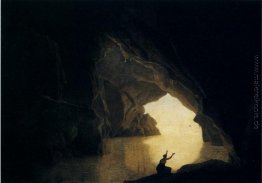 Eine Grotte in den Golf von Salernum, mit der Abbildung von Juli