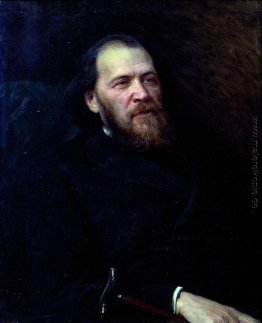 Porträt des Dichters Yakov Polonsky