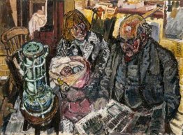 Ein Carlisle Stadtrat mit Jean und David Bratby