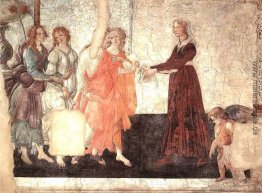 Venus und die Grazien mit Geschenken eines jungen Mädchens