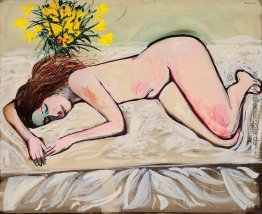 Untitled (Nude with Flowers)