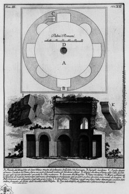 Die römische Altertümer, t. 3, Tafel XVI. Grundriß und Schnitt d