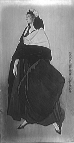Porträt von Fräulein Ida Rubinstein