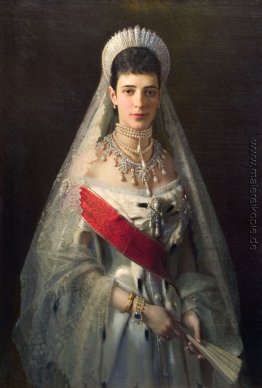 Porträt von Maria Fjodorowna, geb. Prinzessin Dagmar von Dänemar