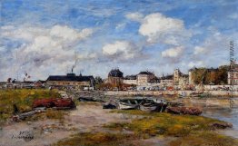 Der Hafen von Trouville, Ebbe