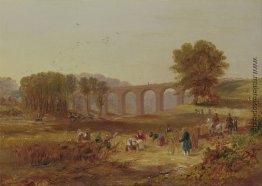 John Wilson Carmichael - Corby Viaduct, das Newcastle und Carlis