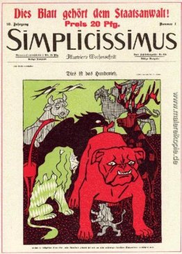 Titelbild der Zeitschrift Simplicissimus