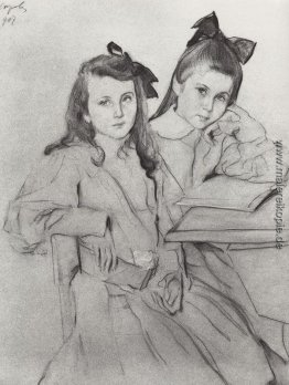 Mädchen N.A. Kasyanova und T. A. Kasyanova