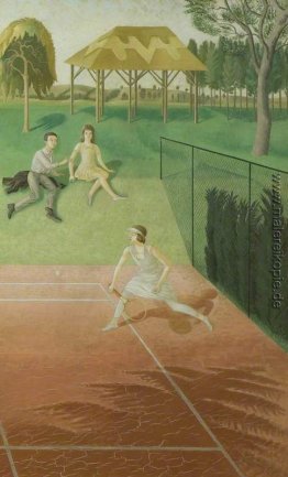 Tennis (Triptychon, rechter Flügel)