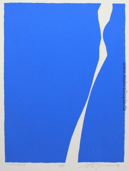 Weiß auf Blau II