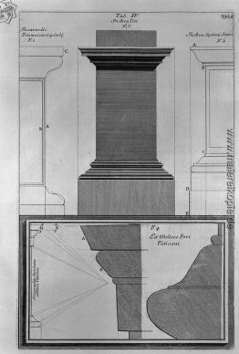 Architektonische Details der Bögen des Titus und Septimius Sever