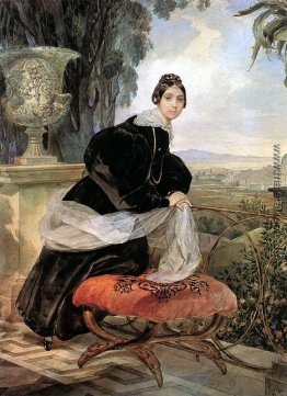 Porträt von Prinzessin Ye. P. Saltykova