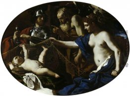 Eine Allegorie mit Venus, Mars, Amor und Zeit 1626