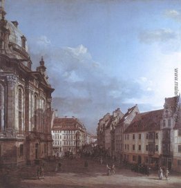 Dresden, Frauenkirche und Rampische Gasse