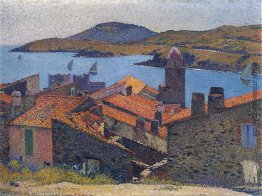 Collioure und roten Dächer