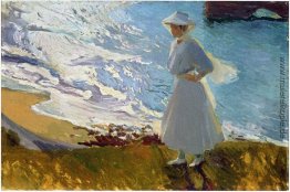 Maria am Strand, Biarritz